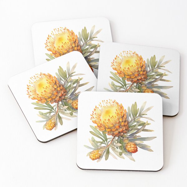 Item preview, Native Australian Flora, Flower, Banksia designed and sold by PapuruDesigns.