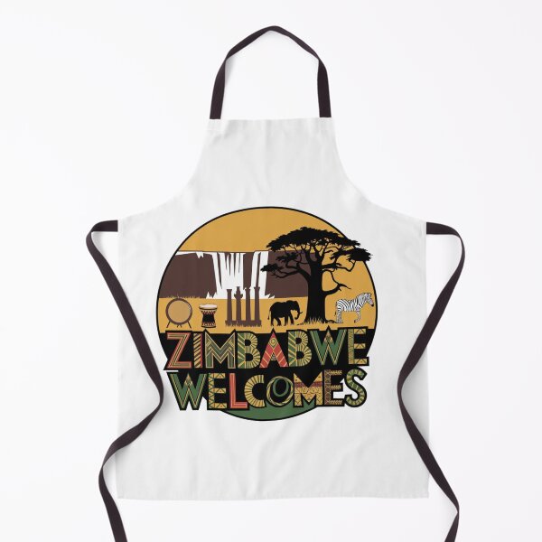 Item preview, Zimbabwe Welcomes Flag Map Victoria Falls, Harare designed and sold by AnimalsDH305.