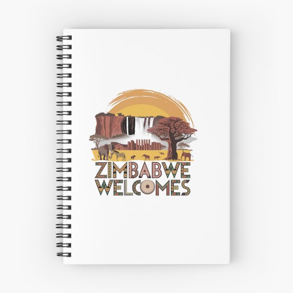 Item preview, Zimbabwe Welcomes Flag Map Victoria Falls, Harare designed and sold by AnimalsDH305.