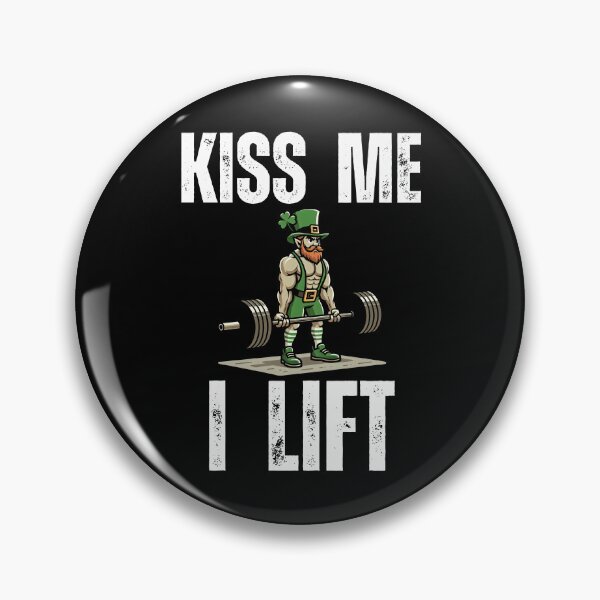 Item preview, Kiss me I lift St. Patrick's Day Workout Gym designed and sold by snowry.