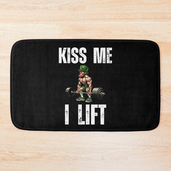Item preview, Kiss me I lift St. Patrick's Day Workout Gym designed and sold by snowry.