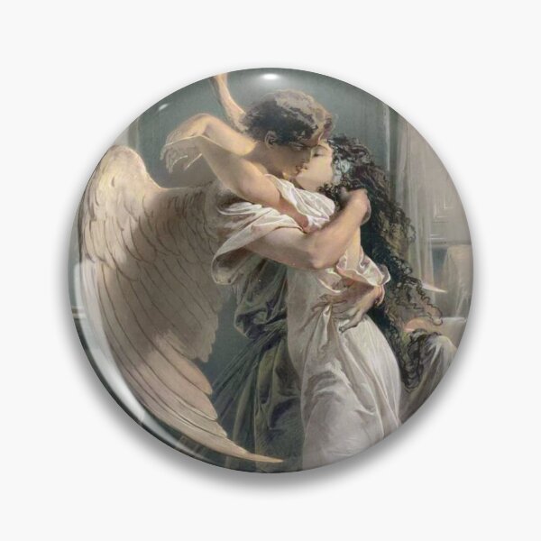 Item preview, Mihály Zichy - Romantic Encounter (1864) Psyche Cupid designed and sold by Arwen-Art.