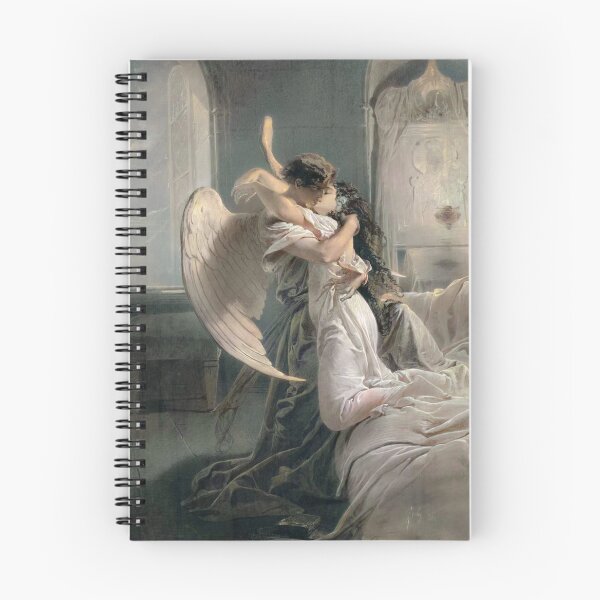 Item preview, Mihály Zichy - Romantic Encounter (1864) Psyche Cupid designed and sold by Arwen-Art.