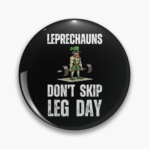 Item preview, Leprechauns don't skip leg day St. Patrick's Day Workout Gym designed and sold by snowry.
