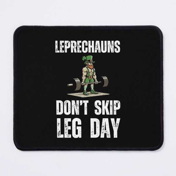 Item preview, Leprechauns don't skip leg day St. Patrick's Day Workout Gym designed and sold by snowry.