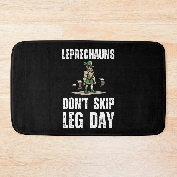 Item preview, Leprechauns don't skip leg day St. Patrick's Day Workout Gym designed and sold by snowry.