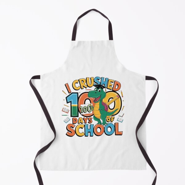 Item preview, i crushed 100 days of school dinosaur designed and sold by Mateusz Majcherek.