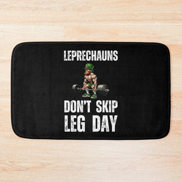 Item preview, Leprechauns don't skip leg day St. Patrick's Day Workout Gym designed and sold by snowry.