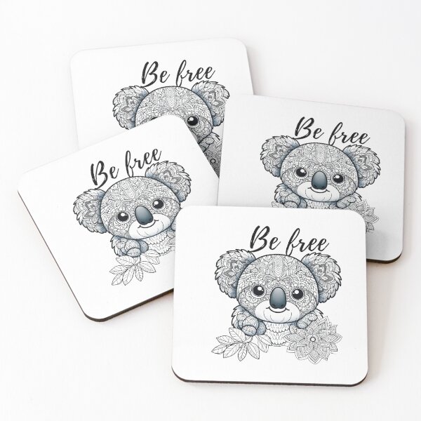 Item preview, cute koala mandala design the perfect gift designed and sold by Kikimarketplace.