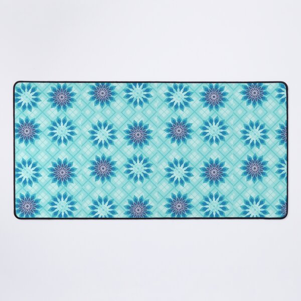 Item preview, Blue Green Plaid Flowers designed and sold by AngelGo73.