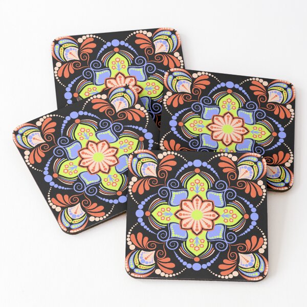 Artikelvorschau, Blumenmandala entworfen und verkauft von Kunika Singh.
