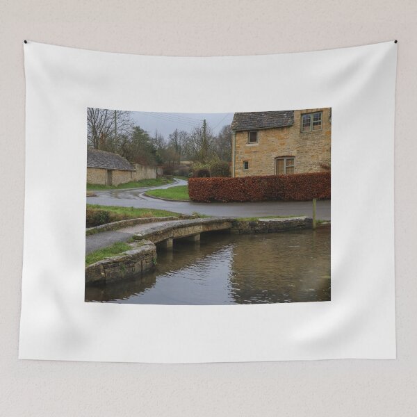 Item preview, Grey rainy day Lower Slaughter designed and sold by Martin Fenton.