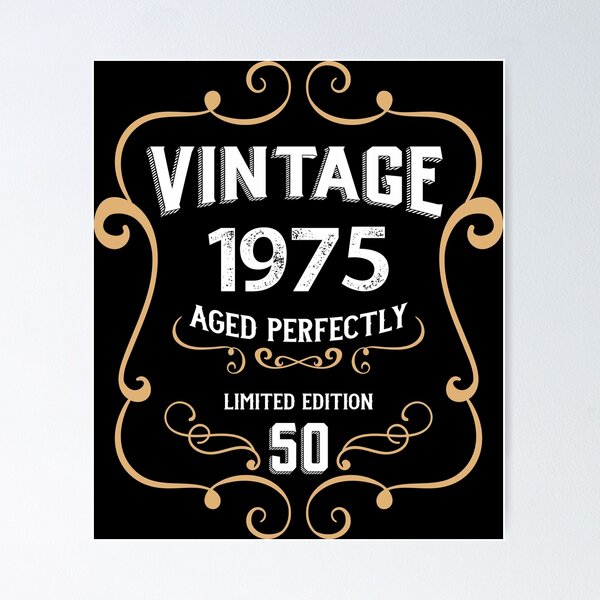 Artikel-Vorschau von 50. Geburtstag Vintage 1975 Perfekt gealtert Geschenk, designt und verkauft von RicardoTito.