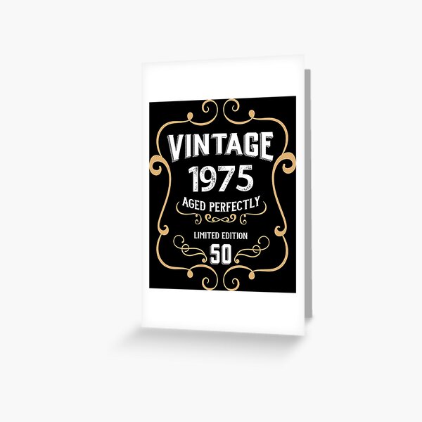Item preview, 50th Birthday Vintage 1975 Aged Perfectly Gift designed and sold by RicardoTito.