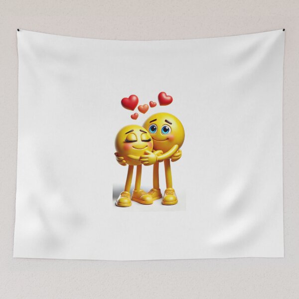 Item preview, Cute Yellow Emoticons in Love designed and sold by Divine Ease.
