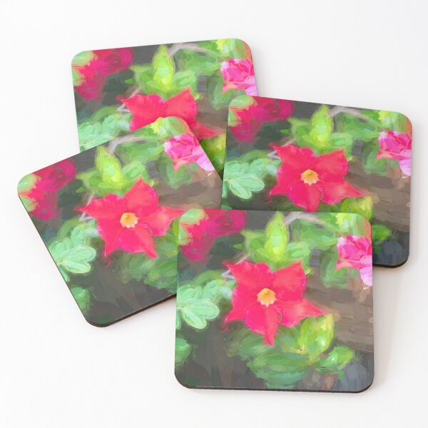 Item preview, Red Mandevilla Flower Vine X150 designed and sold by RichFrancoCars.