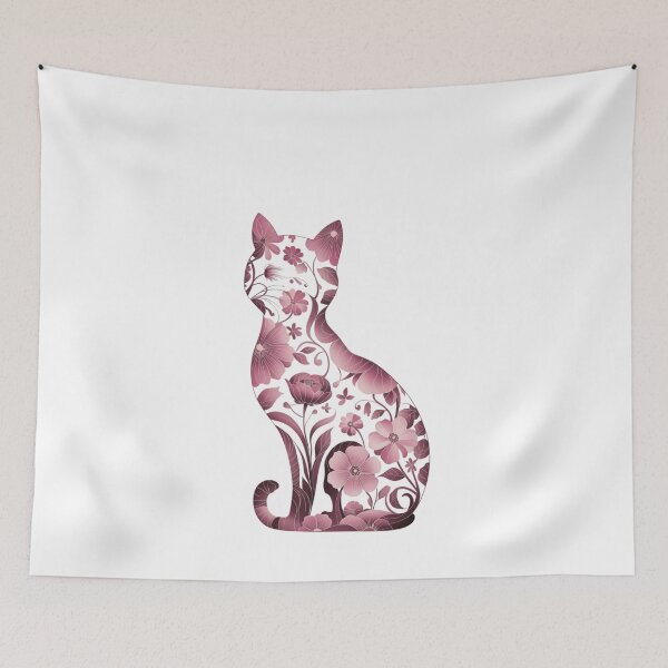 Item preview, pink cat flower  designed and sold by jkrphoto.