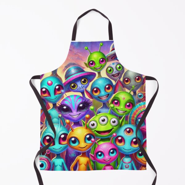 Item preview, Cute Happy Alien Family Group Photo - Life Beyond Earth designed and sold by WyckedLynn.