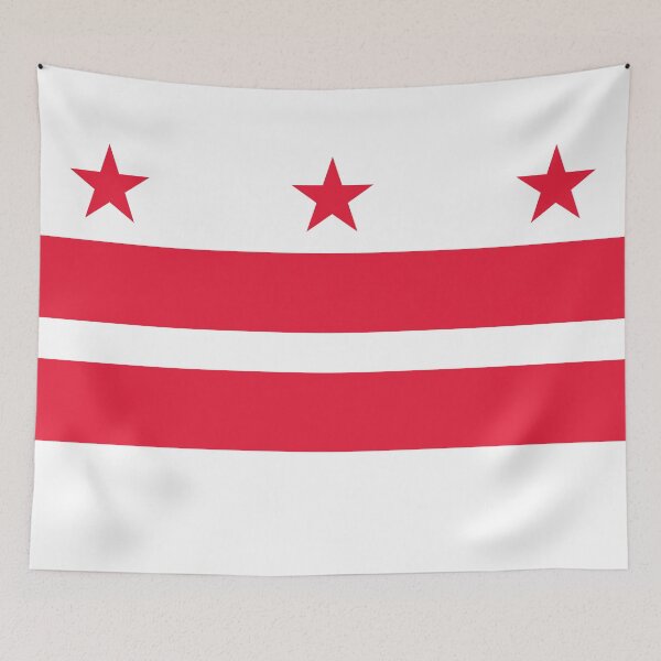 Item preview, Flag of Washington, D.C. (United States of America, U.S.A. or USA, North America) designed and sold by Danler.
