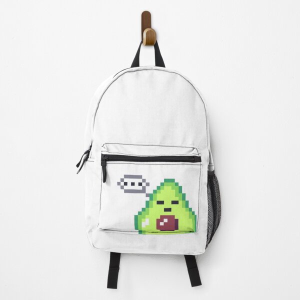 Item preview, Kawaii avocado pixel art with dots designed and sold by ZerpaGiovanna.
