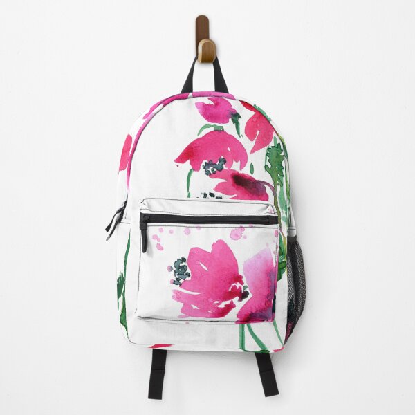Item preview, Pink poppy watercolor painting designed and sold by AnissaF.