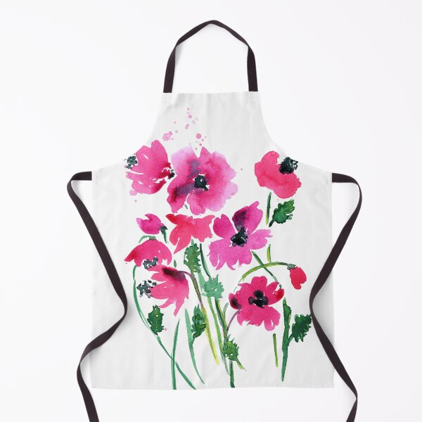 Item preview, Pink poppy watercolor painting designed and sold by AnissaF.