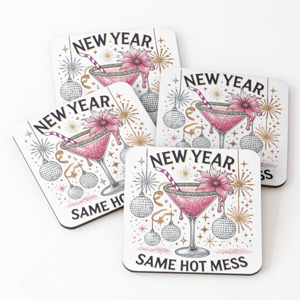 Item preview, New Year Party Sweat, New Year Celebration, New Year 2025 Sweat, New Year Same Hot Mess, Martini Christmas, designed and sold by Matrixstore.