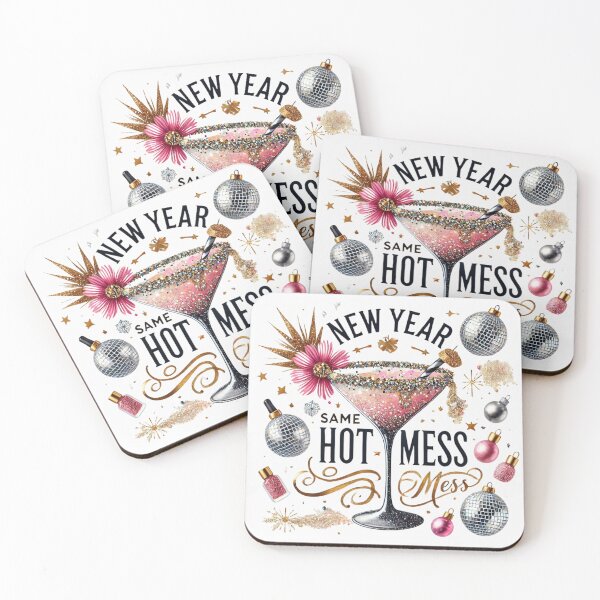 Item preview, New Year Party Sweat, New Year Celebration, New Year 2025 Sweat, New Year Same Hot Mess, Martini Christmas, designed and sold by Matrixstore.