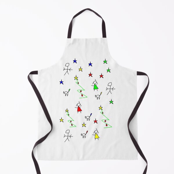 Item preview, Christmas tree with stars and stickmen designed and sold by hermarartonline.