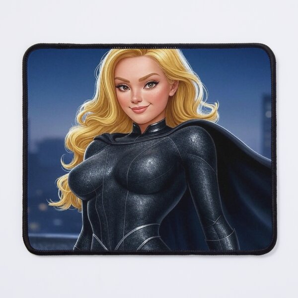 Item preview, Blonde Superheroine at Night designed and sold by DigitalTease.