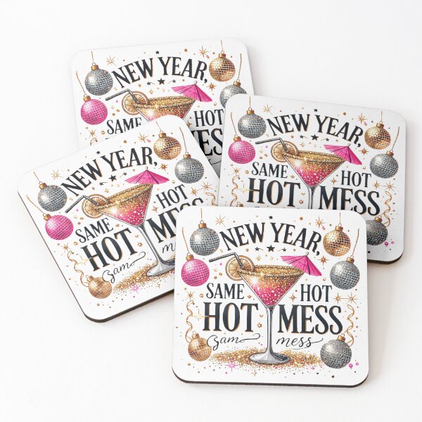 Item preview, New Year Party Sweat, New Year Celebration, New Year 2025 Sweat, New Year Same Hot Mess, Martini Christmas, designed and sold by Matrixstore.