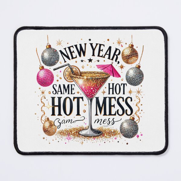 Item preview, New Year Party Sweat, New Year Celebration, New Year 2025 Sweat, New Year Same Hot Mess, Martini Christmas, designed and sold by Matrixstore.