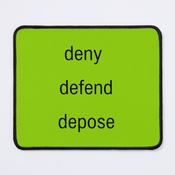 Item preview, Deny, defend, depose designed and sold by Athenasgirl.
