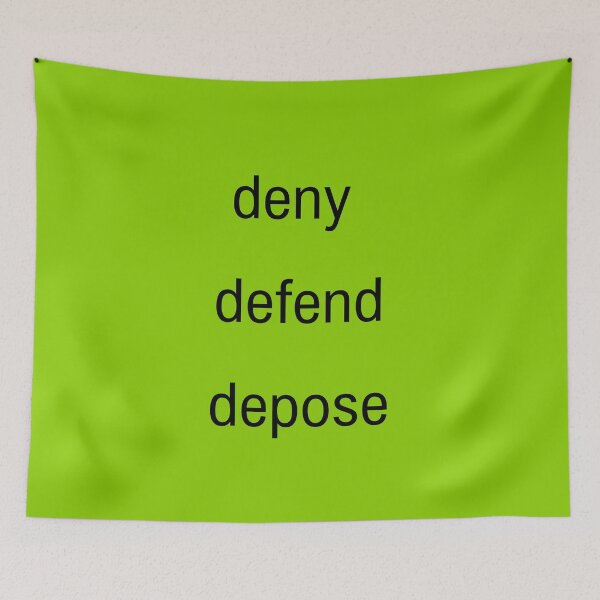 Item preview, Deny, defend, depose designed and sold by Athenasgirl.