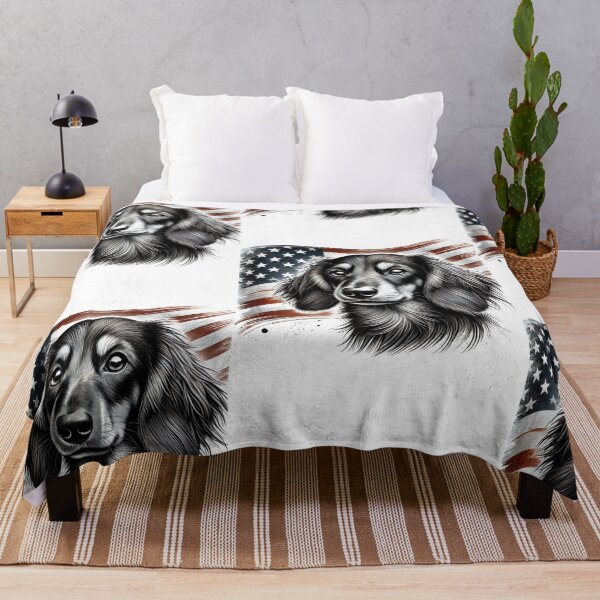Item preview, Dachshund American Flag Patriotic Design designed and sold by BlankCanvasHaHa.