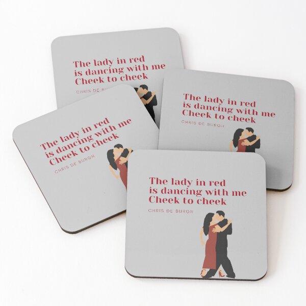 Item preview, The lady in red Chris de Burgh fan art designed and sold by Etaipal.