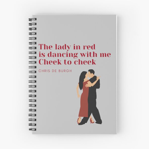 Item preview, The lady in red Chris de Burgh fan art designed and sold by Etaipal.