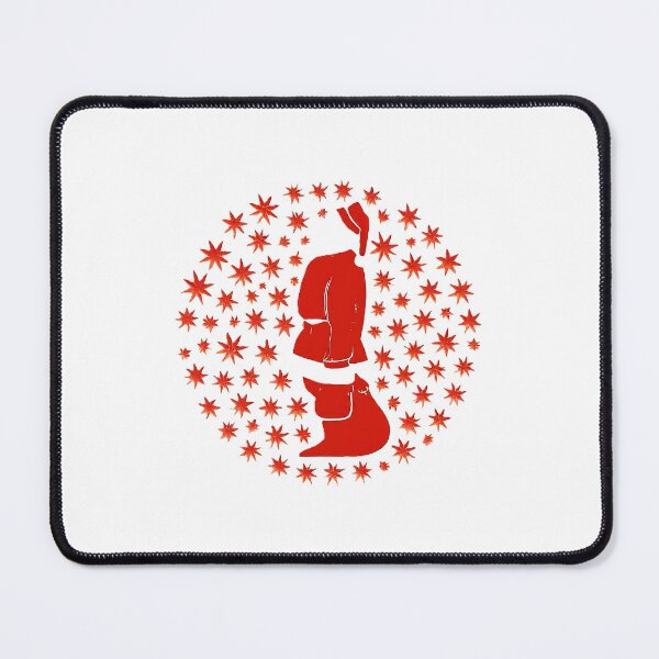 Item preview, Unique Santa Claus Silhouette , Festive Holiday with Red Star Pattern, Christmas Graphic , Fun Seasonal for Parties designed and sold by Indyadizine.