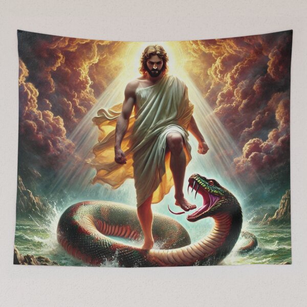 Item preview, The God of Peace With Crush Satan Under His Feet - Romans 16:20 designed and sold by Rob5Designs.