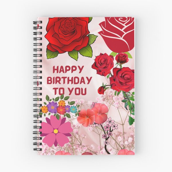 Item preview, Happy Birthday Flower card designed and sold by LH-Robin.