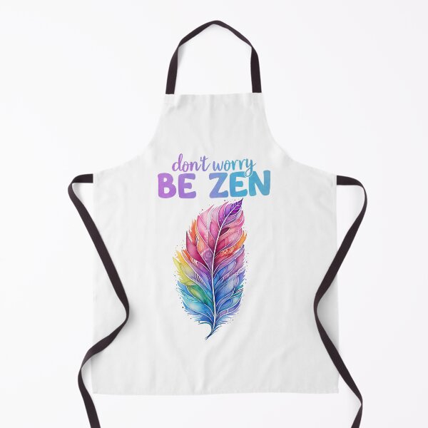 Item preview, Don’t Worry, Be Zen Feather designed and sold by Blissvortexshop.