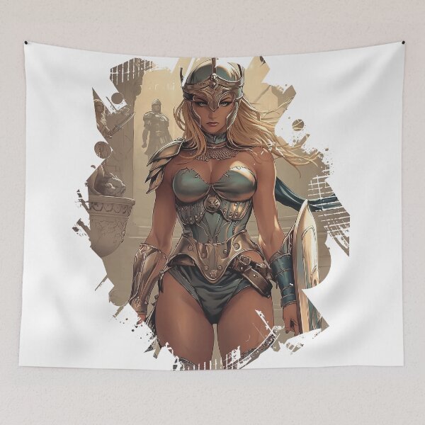 Item preview, beautiful woman gladiator designed and sold by javierparra.
