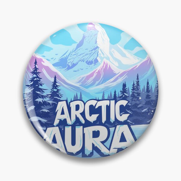 Item preview, Arctic Aura: Snowy Mountain Landscape designed and sold by Alin89.