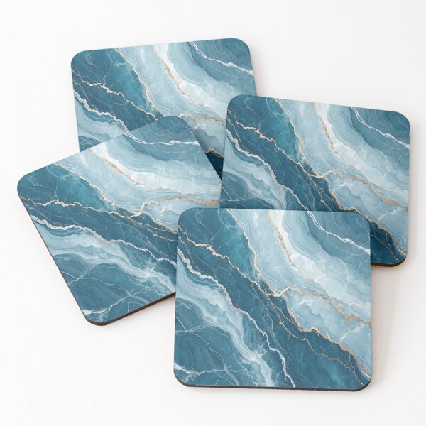 Item preview, High Slate Blue Luxury Marble Texture Background designed and sold by Alihassan-Art.