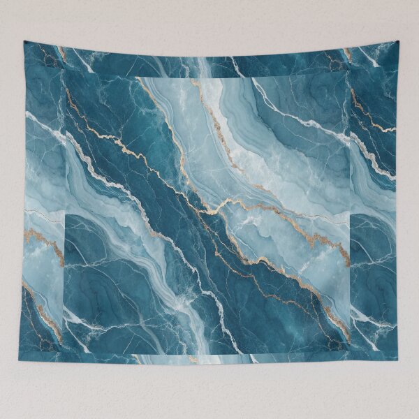 Item preview, High Slate Blue Luxury Marble Texture Background designed and sold by Alihassan-Art.