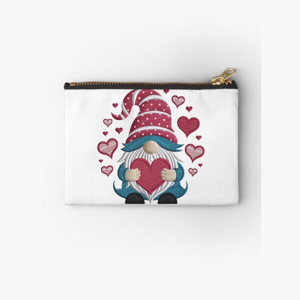 Item preview, embroidery valentine gnome designed and sold by jkrphoto.