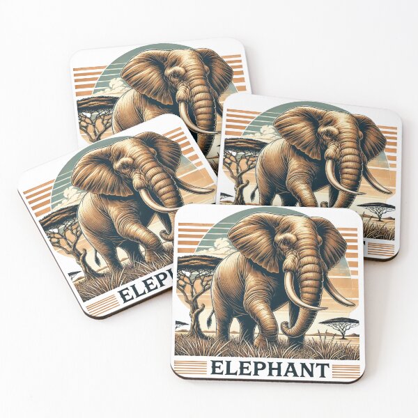Item preview, Majestic Elephant with a vintage touch designed and sold by JonelleTshirts.