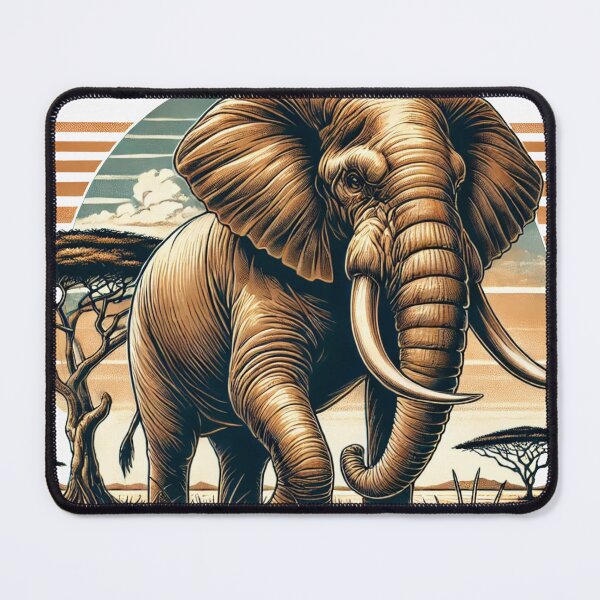 Item preview, Majestic Elephant with a vintage touch designed and sold by JonelleTshirts.