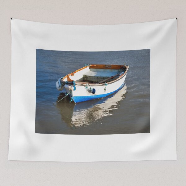 Item preview, Small Wooden Skiff at Anchor designed and sold by Dorset Girl.