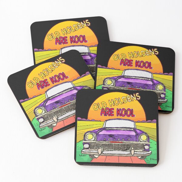 Item preview, Cartoon Style Purple EK Holden - Iconic Vintage Australian Car Art designed and sold by Michael van der Hoorn.